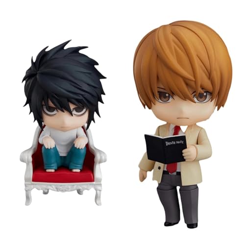 Epitome Anime-Figuren, Death Note, bewegliches Gesicht, austauschbare Puppen, Desktop-Dekoration, Ornamente, helles Yagami, PVC-Kollektionen (2 Stück) von Epitome