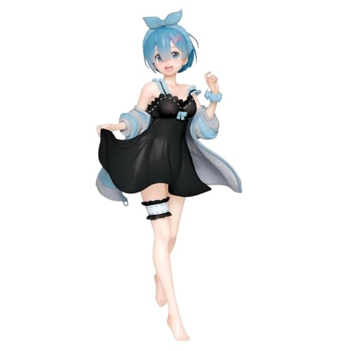 Epitome Anime Figuren Rem Black Skirt Character Models Standing Desktop Car Decoration Ornaments von Epitome