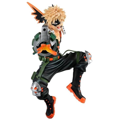 Epitome Bakugou Katsuki Anime Figur MHA Actionfigur Statue Kampfhaltung Dynamisches Design Modell PVC Modell Statue Ornamente Sammlerstück Desktop Dekoration Geschenke für Fans von Epitome