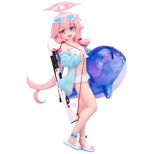 Epitome Takanashi Hoshino Blue Archive Cute Anime Figurine Desktop Figure PVC Model Ornaments with Accessories Desktop Decoration Gift for Anime Fans von Epitome