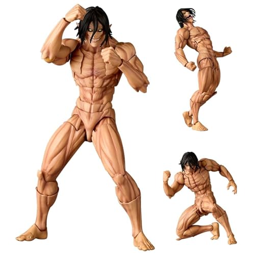 Epitome Eren Jaeger Actionfigur, angreifende riesige Amine-Figur, Kampfszenen-Modell mit beweglichen Gelenken, Statue, PVC-Modell, Sammlerstücke, Ornamente, Desktop-Dekorationen, Geschenke für Fans Epitome Eren Jaeger Actionfigur, angreifende riesige Amine-Figur, Kampfszenen-Modell mit beweglichen Gelenken, Statue, PVC-Modell, Sammlerstücke, Ornamente, Desktop-Dekorationen, Geschenke für Fans von Epitome