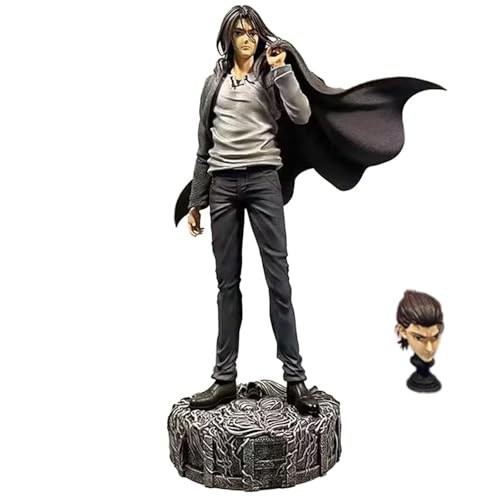 Epitome Eren Jaeger Figur Anime Figur Statue Charakter Eren Jaeger Statue Austauschbare Köpfe PVC Modell Statue Desktop Dekoration Sammlung Geschenke für Fans von Epitome