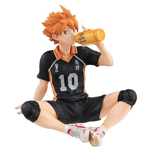 Epitome Haikyuu Figur Hinata Shōyō/Kageyama Tobio Anime Charakter Modell PVC Sitzende Pose Skulptur Desktop Ornament (Stil 2) von Epitome