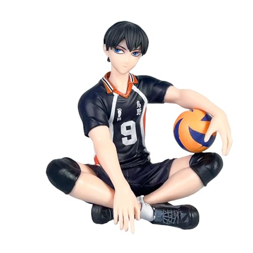 Epitome Haikyuu Figur Hinata Shōyō/Kageyama Tobio Anime Charakter Modell PVC Sitzende Pose Skulptur Desktop Ornament (Stil 3) von Epitome