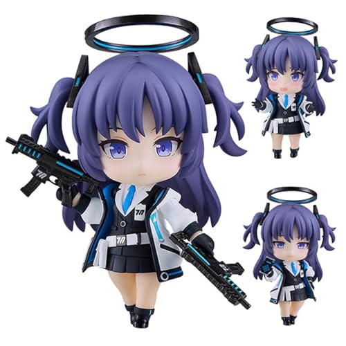 Epitome Hayase Yūka Figure Blue Archive Anime Figure Anime Game Action Statue Q Version Cute Model Face Accessories and Movable Joints esktop Decoration Collection Gifts for Fans von Epitome