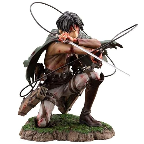 Epitome Levi Ackermann Anime Figur Eren Jaeger Actionfigur Pfadfinderregiment Actionfigur PVC Modell Statue Desktop Dekoration Sammlung Geschenke für Fans von Epitome