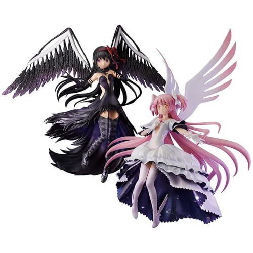 Epitome Madoka Kaname Figur Akemi Homura/Kaname Madoka Actionfigur Cartoon Charaktere Statue Niedliches Anime Mädchen PVC Modell Ornamente Desktop Collection Geschenke für Fans (Kaname Madoka + Akemi Epitome Madoka Kaname Figur Akemi Homura/Kaname Madoka Actionfigur Cartoon Charaktere Statue Niedliches Anime Mädchen PVC Modell Ornamente Desktop Collection Geschenke für Fans (Kaname Madoka + Akemi von Epitome