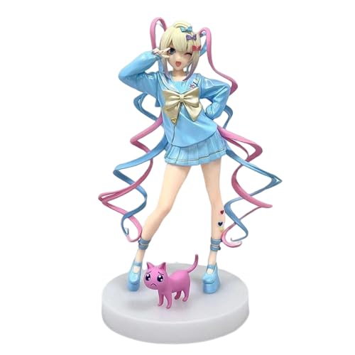 Epitome Needy Streamer Overload Anime Figur KAnge Figur Niedlich Süß Lebendig Ausdruck Cartoon Charakter Action Figur PVC Statue Modell Sammlerstück Desktop Dekoration Ornamente Geschenk von Epitome