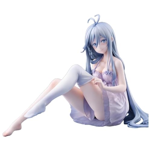 Epitome Vladilena·Milize Anime Figur 86-Eightysix - Actionfiguren Nachthemd Figur Niedliche Cartoon Sitzposition Charaktere PVC Modell Statue Desktop Dekoration Sammlung Geschenke für Fans von Epitome