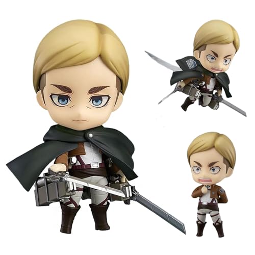 Erwin Smith Figur Battle Q Edition Kampfmuster Actionfigur Anime Erwin Smith Animation Charakter PVC Modell Statue Desktop Dekoration Sammlung Geschenke für Fans von Epitome