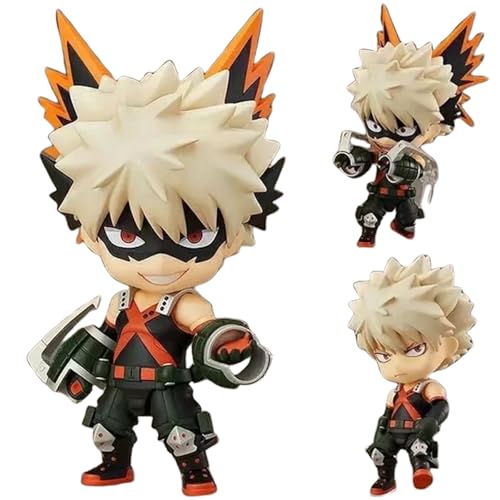 MHA Anime Figur Todoroki Shoto/Bakugou Katsuki/Midoriya Izuku Actionfigur Q Edition Bewegliches Gelenk PVC Modell Statue Sammlerstücke Ornamente Desktop Dekorationen Geschenke für Fans (Stil 2) von Epitome