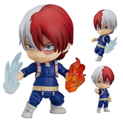 MHA Anime Figur Todoroki Shoto/Bakugou Katsuki/Midoriya Izuku Actionfigur Q Edition Bewegliches Gelenk PVC Modell Statue Sammlerstücke Ornamente Desktop Dekorationen Geschenke für Fans (Stil 3) von Epitome