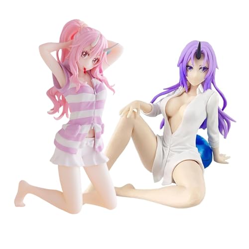 Shion/Milim Nava Actionfiguren That Time I Got Reincarnated as a Slime Anime Figuren Fashion Girl Bild PVC Modell Statue Ornamente mit Zubehör Desktop Dekoration Geschenk für Fans (Shion+Milim Nava) von Epitome