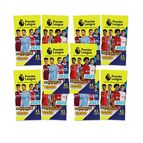 EPL 2022-23 Panini Adrenalyn XL Premier League Karten, 10er-Pack (6 Karten pro Packung) (insgesamt 60 Karten) von Match Attax