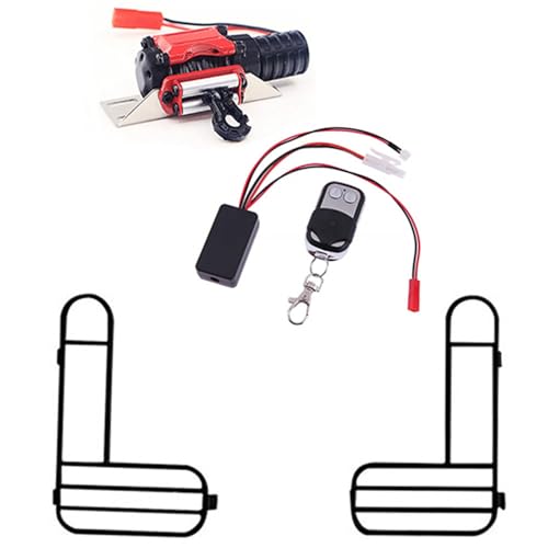 Epodmalx 2 x Rücklampenschirm-Schutzabdeckung und 1 Set automatische Seilwinde und kabelloser Fernbedienungsempfänger von Epodmalx