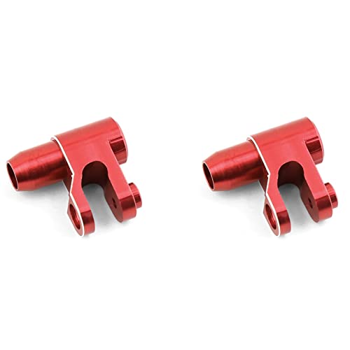 Epodmalx 2X Aluminium Legierung Lenkung Servo Horn Servo Arm für 1/5 Xmaxx 6S 8S RC Upgrade Zubehör Teile,Rot von Epodmalx