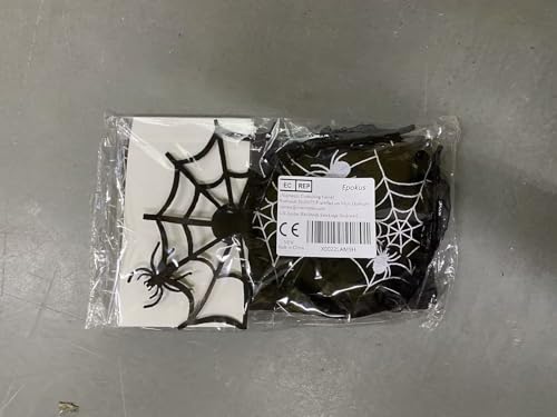 Epokus 3 Stück Halloween kostüm, Strumpfhose Spinnennetz kostüm Set, Kostüm Karneval Halloween von Epokus