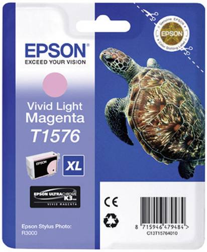 Epson Druckerpatrone T1576 XL Original Hell Magenta C13T15764010 von Epson