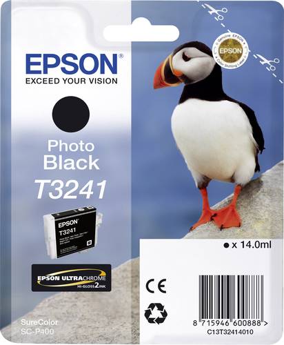 Epson Druckerpatrone T3241 Original Foto Schwarz C13T32414010 von Epson