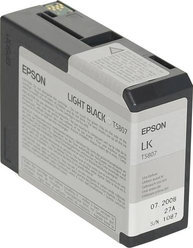 Epson Druckerpatrone T5807 Original Schwarz C13T580700 von Epson