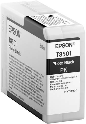 Epson Druckerpatrone T8501 Original Foto Schwarz C13T850100 von Epson