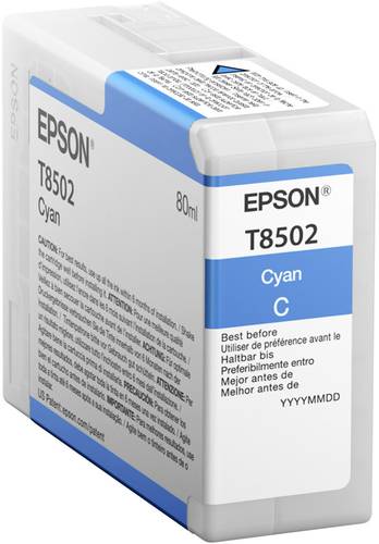 Epson Druckerpatrone T8502 Original Cyan C13T850200 von Epson