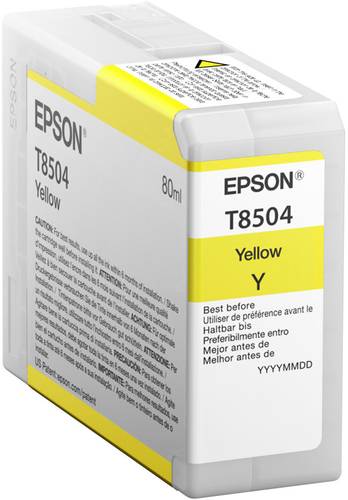 Epson Druckerpatrone T8504 Original Gelb C13T850400 von Epson