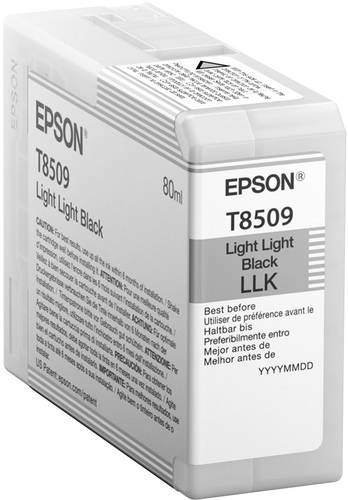 Epson Druckerpatrone T8509 Original Light Light Schwarz C13T850900 von Epson