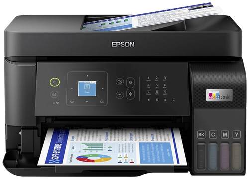 Epson EcoTank ET-4810 Multifunktionsdrucker Tintenstrahl Farbe A4 Drucker, Scanner, Kopierer, Fax WL von Epson