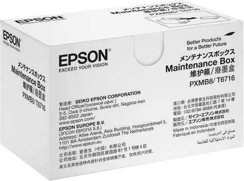 Epson Resttinten-Behälter Maintenance Box WF-C5210 WF-C5290 WF-C5710 WF-C5790 Original C13T671600 von Epson