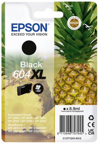 Epson Druckerpatrone T10H1, 604XL Original Schwarz C13T10H14010 von Epson