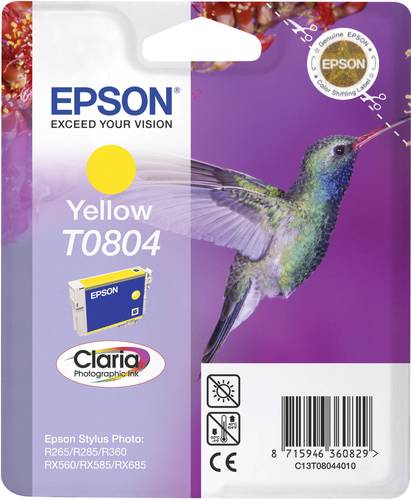 Epson Druckerpatrone T0804 Original Gelb C13T08044011 von Epson