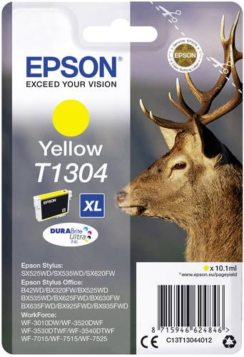 Epson Druckerpatrone T1304 Original Gelb C13T13044012 von Epson