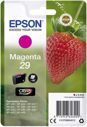 Epson Druckerpatrone T2983, 29 Original Magenta C13T29834012 von Epson