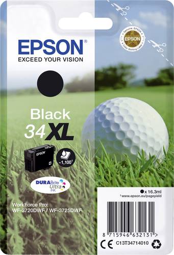 Epson Druckerpatrone T3471, 34XL Original Schwarz C13T34714010 von Epson