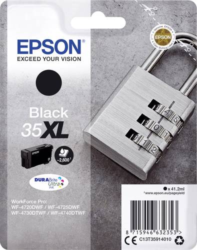 Epson Druckerpatrone T3591, 35XL Original Schwarz C13T35914010 von Epson