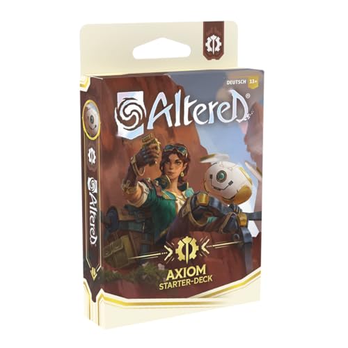 Equinox, Altered: Jenseits der Tore, Axiom Starter Deck, 40 Karten, Sierra, die Ingenieurin - nicht-kampfbasiertes Gameplay, Sammel-Trading Card Game, Alter 13+, 2 Spieler, 20-30 Minuten, Deutsch von Equinox