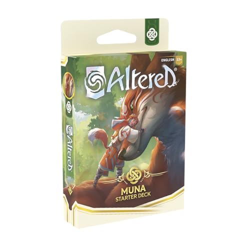 Equinox - Altered: Beyond The Gates Muna Starter Deck – 40 Karten Set mit Teija The Druidess – Innovatives Non-Combat Gameplay, Collectible Trading Card Game, Alter 13+ für 2 Spieler, 20-30 Minuten von Equinox