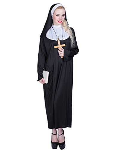 EraSpooky Damen Nonne Kostüm Kleid von EraSpooky