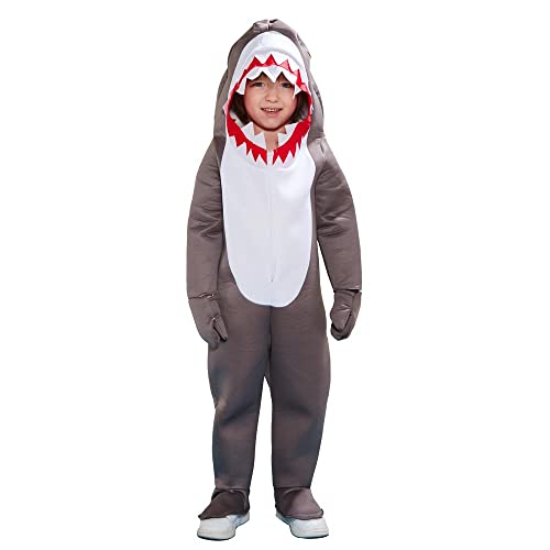 EraSpooky Shark Cosplay Kostüm mit Kapuze für Kinder Halloween süßes Tierkostüm von EraSpooky