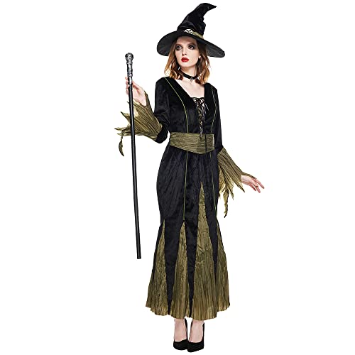 EraSpooky The Wicked Costume Halloween The Witch Costumes Sorceress Black Magic von EraSpooky