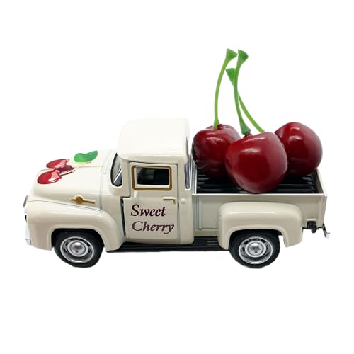 Erconsso Bauernhof-LKW-Deko,Retro LKW Mit 3 Kunststoff Früchten - Tischdekoration Für Feiertage Bauernhaus Tisch Deko Hausdekoration Zentrumstück Erconsso Bauernhof-LKW-Deko,Retro LKW Mit 3 Kunststoff Früchten - Tischdekoration Für Feiertage Bauernhaus Tisch Deko Hausdekoration Zentrumstück von Erconsso
