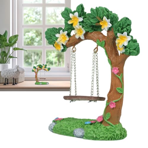 Erconsso Feengartenmöbel aus Kunstharz, Miniatur-Feengarten-Schaukel Statuen – kleines Puppenhaus Dekoration für Auffahrt, Rasen, Weg, Hof, Schlafzimmer, Bauernhof Erconsso Feengartenmöbel aus Kunstharz, Miniatur-Feengarten-Schaukel Statuen – kleines Puppenhaus Dekoration für Auffahrt, Rasen, Weg, Hof, Schlafzimmer, Bauernhof von Erconsso