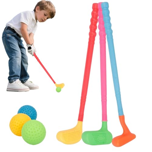 Erconsso Golf Clubs, Kindergolfset | Golfspielzeug für Kinder mit Clubs und Bällen,Leichtes Familienbindungspflichtigen für Vorschulersportaktivitäten im Freien im Hinterhof Übung Spiel Nacht Erconsso Golf Clubs, Kindergolfset | Golfspielzeug für Kinder mit Clubs und Bällen,Leichtes Familienbindungspflichtigen für Vorschulersportaktivitäten im Freien im Hinterhof Übung Spiel Nacht von Erconsso