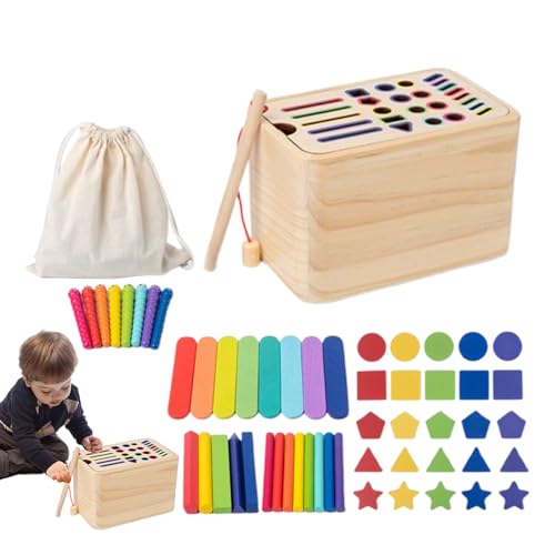 Erconsso Holz Formensteckspiel | Vorschul-Sinneswahrnehmung Zuordnungsspiel | Holzspielzeug Zur Förderung Der Feinmotorik Für Und Mädchen 6-18 Monate Erconsso Holz Formensteckspiel | Vorschul-Sinneswahrnehmung Zuordnungsspiel | Holzspielzeug Zur Förderung Der Feinmotorik Für Und Mädchen 6-18 Monate von Erconsso