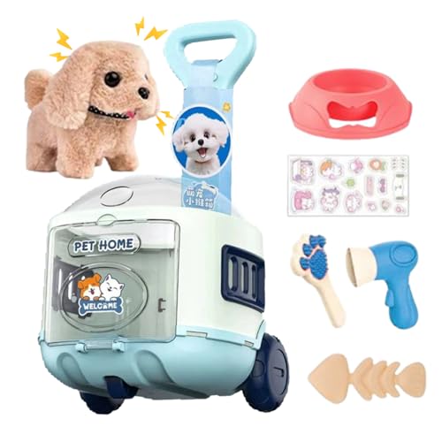 Erconsso Interaktives Haustier, Plush Spielzeug, Kuscheltiere Für Rollenspiele Kleinkinder Kinder Geburtstag Mädchen Erconsso Interaktives Haustier, Plush Spielzeug, Kuscheltiere Für Rollenspiele Kleinkinder Kinder Geburtstag Mädchen von Erconsso