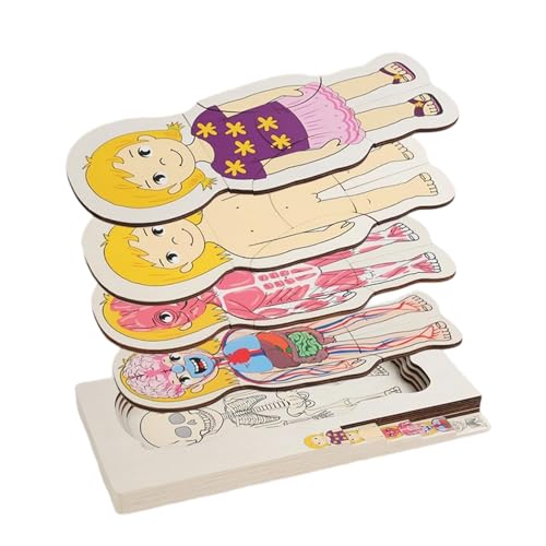 Erconsso Körper Puzzles Für Kinder - Kinder Körper Anatomie Holzpuzzle,Pädagogisches Lernspiel Interaktiv Mädchen Vorschule Erconsso Körper Puzzles Für Kinder - Kinder Körper Anatomie Holzpuzzle,Pädagogisches Lernspiel Interaktiv Mädchen Vorschule von Erconsso