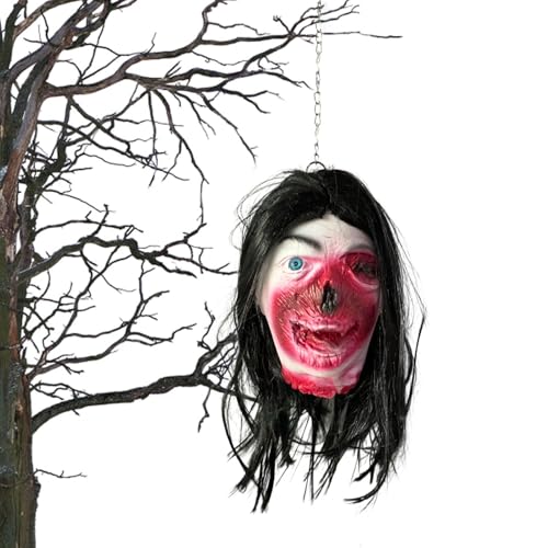 Erconsso Kopfattrappe - Kopf Dekoration Halloween - Realistische Körperteile Für Horror-Labyrinth Garten Escape Room Theaterdekoration Party Erconsso Kopfattrappe - Kopf Dekoration Halloween - Realistische Körperteile Für Horror-Labyrinth Garten Escape Room Theaterdekoration Party von Erconsso