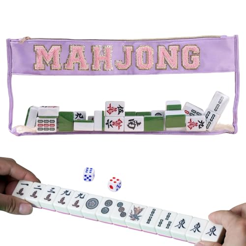 Erconsso Mahjong Aufbewahrungstasche | Wasserdichter Großes Steinehalter,Transparenter Schutzbehälter Für Spieleabend Unterwegs Erwachsene Reise Partys Erconsso Mahjong Aufbewahrungstasche | Wasserdichter Großes Steinehalter,Transparenter Schutzbehälter Für Spieleabend Unterwegs Erwachsene Reise Partys von Erconsso