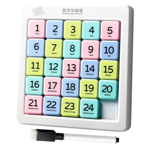 Erconsso Number Slide Puzzle - Lernspielzeug,6x6 Zahlen Puzzle Zur Förderung Kognitiver Fähigkeiten Logischen Denkens Und Gehirntraining Für Klassenzimmer Kindergarten Erconsso Number Slide Puzzle - Lernspielzeug,6x6 Zahlen Puzzle Zur Förderung Kognitiver Fähigkeiten Logischen Denkens Und Gehirntraining Für Klassenzimmer Kindergarten von Erconsso